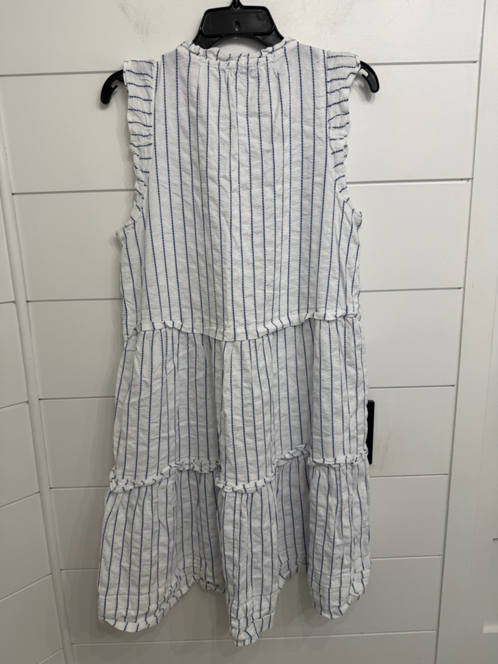 ME+EM Women's Striped Swing Tiered Mini Dress Size 12 - 36591 - Picture 8 of 14